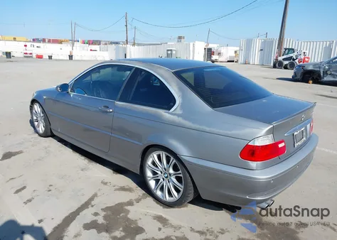 2004 BMW 330Ci из США, поврежденный, VIN WBABD53494PL10036